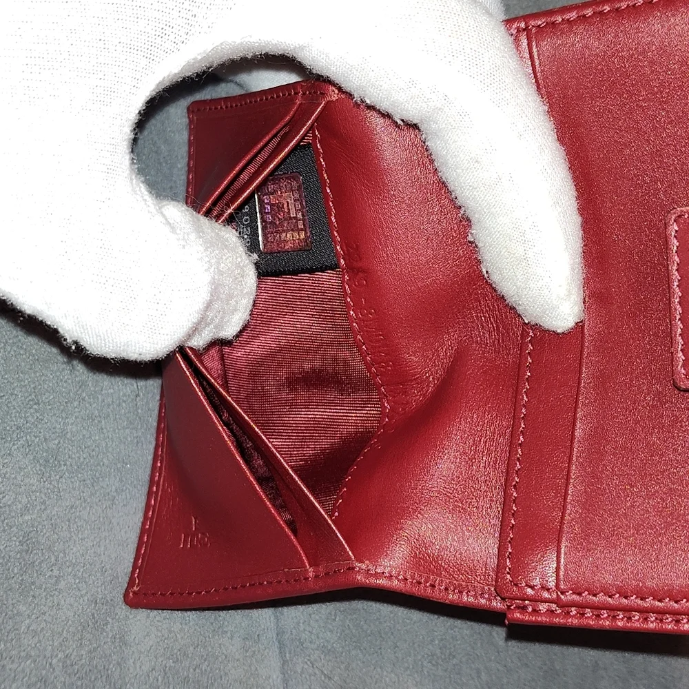 EUC FENDI ZUCCA COMPACT WALLET